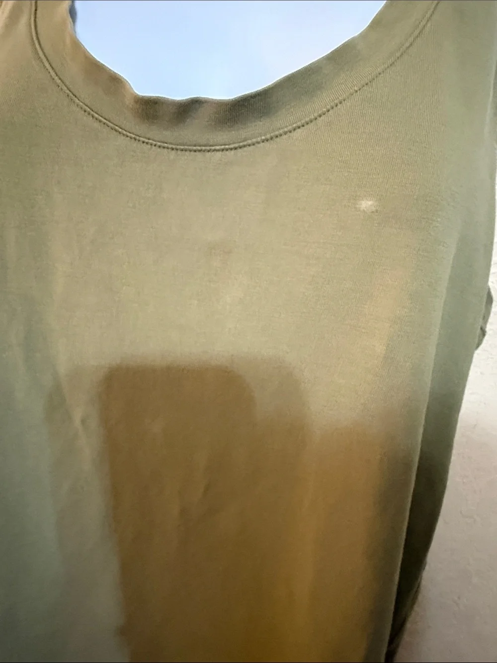 lululemon athletica Olive Green Racerback Tank Top